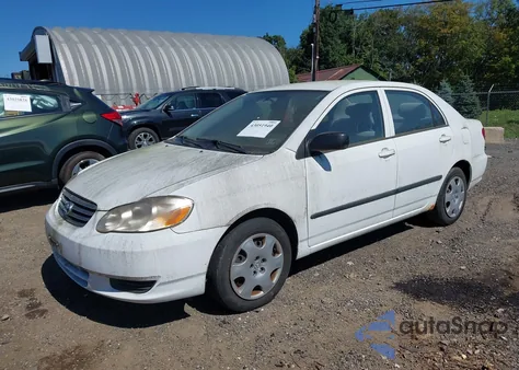 2004 Toyota Corolla Ce from USA, damaged, VIN 2T1BR32E84C275443